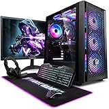 Vibox IV-32 Gaming PC Bundle • AMD Ryzen 7 5700X 4.6GHz • Nvidia RTX 3050 6GB • 32GB RAM • 1TB NVMe SSD • Windows 11 • 23" Monitor • WiFi