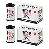 Ilford LYSB06WVJW47F-ELECTRNCS XP-2 Super 400 135-36 Black & White Film (2 Pack)