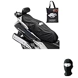 farbrothersonline Compatible with Aprilia Habana 50 Custom Cat Waterproof Dustproof Seat Cover with Elastic Edge and Adjustable Fixing Strap Universal Cover 114 x 53 cm