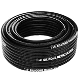 13mm ID Silicone 2 Ply Heater Radiator Hose 1 Metre Length Black