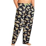 Disney Mens Pyjama Bottoms PJs Loungewear Nightwear Teenagers Comfy Soft Trousers Lounge Pants with Pockets Sleepwear Gifts for Men (M, Black Baby Yoda)