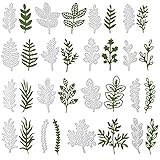 OOTSR 16PCS Leaf Cutting Dies, DIY Craft Carbon Steel Embossing Template, Metal Cutting Dies for Card Making,Scrapbook Paper Cards Album Stencil