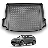 NOMAD Range Rover Evoque (2019+) [L551] Boot Liner Tailored Fit Car Floor Mat Protector Non Slip Waterproof Raised Edges Compatible Custom Fit Accessory Black Dog & Pet Friendly