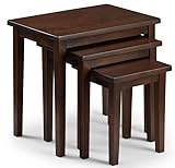 OSD Solid Wood 3 Nest of Tables - Mahogany