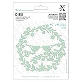 Xcut Dies - Bird Wreath,Green,19.5 x 14.3 x 1.2 cm