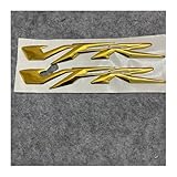 HONGLIAUTO Motorcycle 3D Raised VFR Stickers For Honda VFR 400 800 1200 Motorbike Fairing Body Side Tank Decorative Decals Emblem Badge(3)