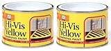 Set Of 2 Hi-Vis Yellow Warning Paint 360ml (2 x 180ml) - By Pajee TM