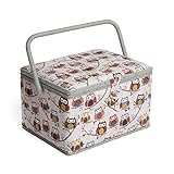 HobbyGift MRL 95 Sewing Box: Large, Assorted, 23.5 x 31 x 20cm, Hoot