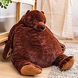 SNOWOLF Giant Simulation 80cm Bear Toy Stuffed Animal Plush Doll Huge Cuddly Brown Teddy Bear for Home Decoration Valentine's Birthday Gift, 31.5in/80cm