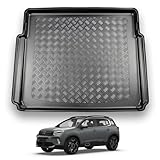 NOMAD Citroen C5 Aircross (2020+) Boot Liner [Hybrid Models] Tailored Fit Car Floor Mat Protector Non Slip Waterproof Raised Edges Compatible Custom Fit Accessory Black Dog & Pet Friendly