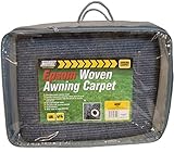BITS4REASONS MAYPOLE NEW MODEL MP93560 BLUE/GREY EPSOM WOVEN AWNING CARPET, 2.5m x 6m - Breathable Ground Sheet, Durable Camping & Caravan Flooring, UV Stable & Rot-Proof, Easy Clean, Storage Bag