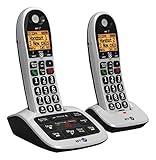 BT 4600 Twin Big Button Digital Cordless Answerphone with Advanced Call Blocking (Renewed)