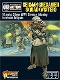 German Grenadiers in Winter Clothing - 28mm Scale Metal Miniatures for Bolt Action by Warlord Games - Highly Detailed World War 2 Miniatures for Table-top Wargaming