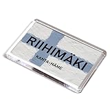 FRIDGE MAGNET - Riihimaki - Kanta-Hame - Finland Flag