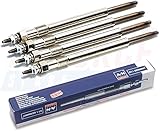 4 Pcs Heater Glow Plugs Intended For OPEL Astra H, Vectra C, Signum CC, Zafira B (1.9 CDTI) 2004-2015 1214040, 1214073 - AUTORCE