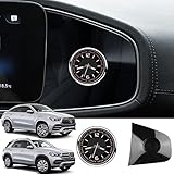 Carbon Fiber Car Center Console Clock Quartz Watch Cover Trim for Mercedes-Benz GLE 350 450 AMG 53 Coupé 63 S GLS 450 580 AMG 63 2020-2023 for Mercedes Benz W167 X167 V167 Interior Accessory
