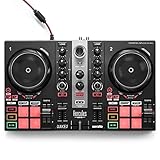 Hercules DJControl Inpulse 200 MK2 – Compact DJ Controller with LED Light Guides, Enhanced Features, and Compatibility with DJUCED & SERATO Software