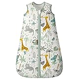 Yoofoss Baby Sleeping Bag 2.5 Tog - 0-6 Months Winter Sleeping Bag Baby 100% Organic Cotton Sleep Sack for Newbron Infant Toddler Quilted Warm Soft