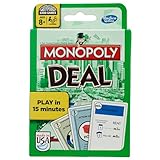 Hasbro B0965 - Monopoly Deal Family Card Game - US Version - Fast Dealing Property Trading, for 8+ Years