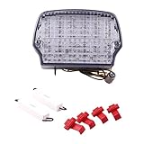 GXJ001 Scooter Brake Turn Signal Tail Light Integrated Led Lamp for R100R Clear Lens