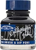 Winsor & Newton Calligraphy Ink Bottle, 30 ml - Black , 1111030