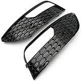 Underground Parts RS Style Honeycomb Front Fog Light Grilles Covers for Audi A3 8v 2013-2016