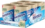 Mentos Pure Fresh Freshmint Flavour, Sugar Free Chewing Gum With Xylitol, Suitable for Vegetarians - 6 x 50 Pieces