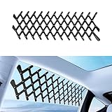 YPSQQHD Window Grill Vent Guard, Compatible with Citroen C4 Xsara, Anti-pet window jumping artifact car window guardrail, safety isolation,24 * 17.5cm