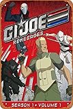 Zuhhgii Poster Metal Wall Tin Sign G.I. Joe: Renegades Celebrity Poster TV Movie Poster Retro Gift Karaoke Man Cave Bars Cafes Decor Vintage Art Decorations Metal Signs8 x12