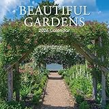 Beautiful Gardens 2026 16-Month Square Wall Calendar, Floral British Garden Photography