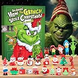Advent Calendar 2024 Kids, 24 Day Elf Figures Doll Christmas Countdown Calendar 2024, Cartoon Christmas Vacation Advent Calendar for Boys, Grils, and Adults, Funny Christmas Game Gift