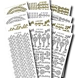 Creative Products CPD_1006 Craftstickers Happy Birthday, Various, Stickers, Multi-Colour, 23 x 10 x 1 cm