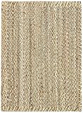 HAMID - Rug Jute Granada Natural Colour, Jute Rug, Area Rug 100% Jute Fibre, Handmade, Braided Rug for Home, Living Room, Floor Carpet, (70x50)