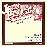 John Pearse Strings 2020H For Irish Tenor Banjo - 80/20 Bronze wound - Heavy Gauge