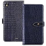 YLYT Shockproof - Blue Flip Leather Luxury Cover With Stand Wallet Case For STK Sync 5E 5 inch Pouch With Card Slots Skin