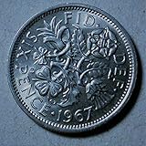 1967 Collectible six pence / Uncirculated sixpence 6p for collectors