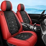 Cruetmo Car Seat Covers Universal Fit for Jeep Cherokee Mounty(XJ)/Cherokee SE(XJ)/Cherokee Orvis(XJ)/Cherokee Sport(XJ) Nappa Leather Cushion Protector