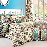 Dreams & Drapes - Marinelli - Easy Care Duvet Cover Set, Double Bed Size, Teal Bedding