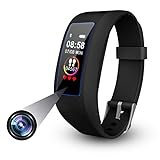DigiKuber Smart Watch Hidden Camera, Spy Camera Watch, Surveillance Mini Camcorder Activity Tracker, 1080P Micro Camera with Bluetooth 32GB