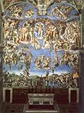 Doppelganger33 LTD Michelangelo The Last Judgement 1541 Old Master Painting Large Art Print Poster Wall Decor 18x24 inch