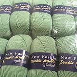 5 x 100g Woolcraft Dk Double Knitting Wool, Yarn (5 x 100g Glacia 76)