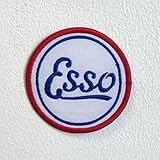 Esso Motor Oil Badge Iron Sew on Embroidered Patch