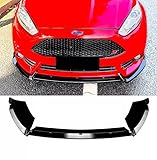 Auto Perfectionists UK Front Splitter Spoiler Lip Compatible With Ford Fiesta ST MK7 2012-2017 ABS Gloss Black