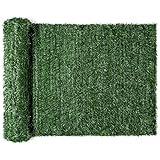 Christow Artificial Conifer Leaf Hedge Screening, Outdoor Garden Privacy Screen With Leaves, Wall Fence Panel, UV Resistant, H1m x W3m (3ft 3" x 9ft 10")