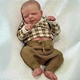 Anano 45cm Lifelike Full Body Silicone Reborn Baby Doll Realistic Boy Real Life Baby Dolls Newborn Realism Anatomically Correct With Authentic Infant Details