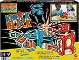 Mattel Games Rock ‘Em Sock ‘Em Robots Knock or Block Edition Boxing Game with Manually Operated Red Rocker and Blue Bomber Figures in Ring, Kids Gift​