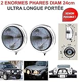 Serie Limitee Chrome. Stunning. The Largest In The World. 24 cm Preparation 4x4 RAID. Incredible. Bowl Chrome Glass White Xenon Power. Hella Oscar Lightforce Cibie kclite