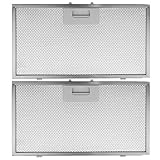 SPARES2GO Grease Filter compatible with Elica Elibloc New Genius Cooker Hood (329mm x 177mm, Pack of 2)