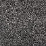 247Floors Budget Saxony Carpet 8mm Flecked Stain Resistant Hard Wearing Feltback (Dark Grey, 4m x 5m)