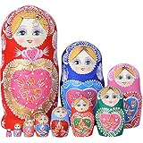 YAKELUS 10pcs Russian Nesting Dolls Matryoshka handmade1051